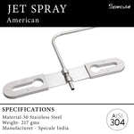 Load image into Gallery viewer, Toilet Seat Multi Jet Spray 304-Grade Nozzle with 1 Meter Tube