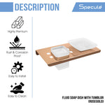 Load image into Gallery viewer, Stellar Stainless Steel Soap Dish With Tumbler Holder (RoseGold) – by Specule