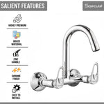 Load image into Gallery viewer, Opel Wall-mount Kitchen Sink Mixer Tap with Swivel Spout - by Specule