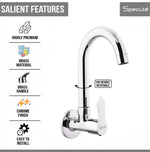 Load image into Gallery viewer, Chocolate Sink cock Round Swivel Spout Brass (12 inches)- by Specule