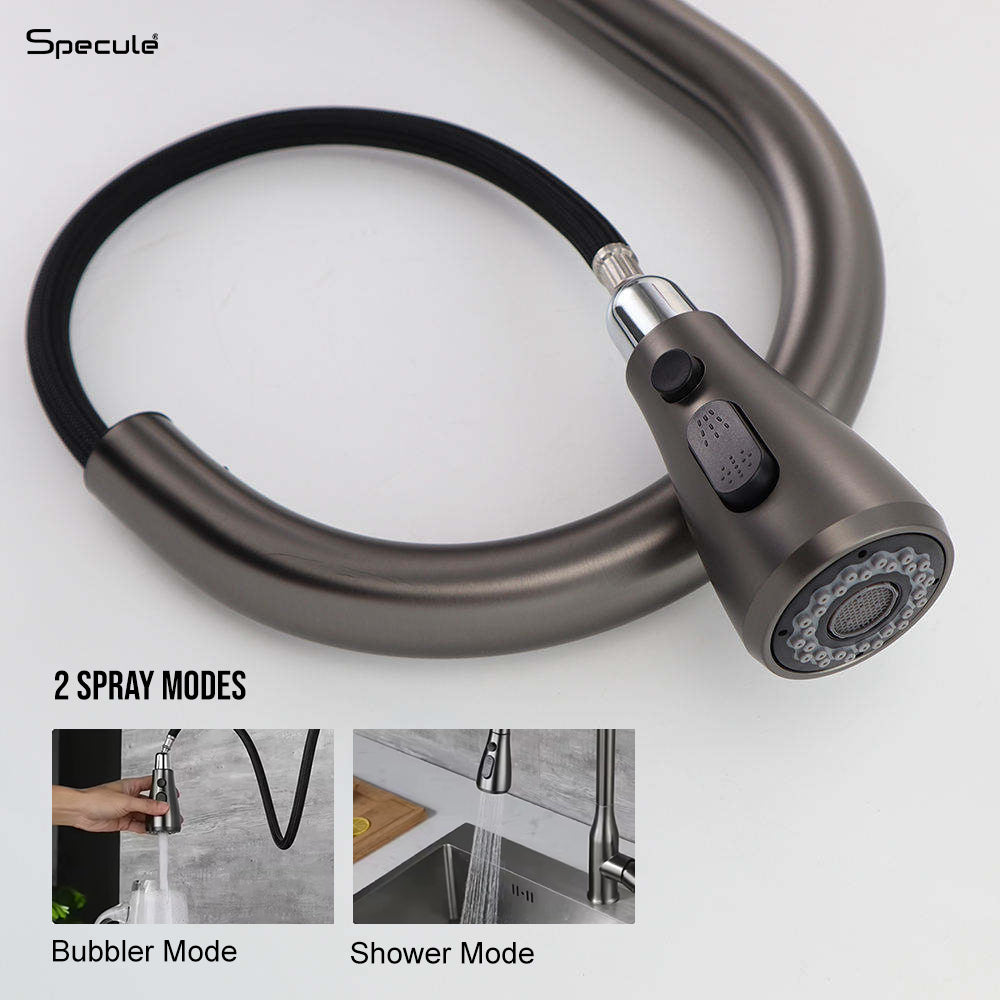 Nexa Dual Flow Pull-out Kitchen Table Mount Mixer Faucet - by Specule