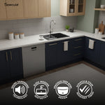 Load image into Gallery viewer, Black Quartz Single Bowl Kitchen Sink (24 x 18 x 9 Inches)