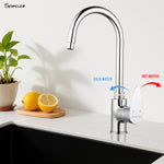 Load image into Gallery viewer, Spectra Single Lever Deck-mount Kitchen Sink Mixer Tap with Swivel Spout (18 Inches) - by Specule