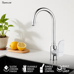 Load image into Gallery viewer, Alive Single Lever Deck-mount Kitchen Sink Mixer Tap with Swivel Spout (18 Inches) - by Specule