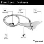 Load image into Gallery viewer, Toilet Seat Butterfly Jet Spray 304-Grade Nozzle with 1 Meter Tube specules