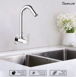 Load image into Gallery viewer, Cube Sink cock Round Swivel Spout Brass (12 inches)- by Specule