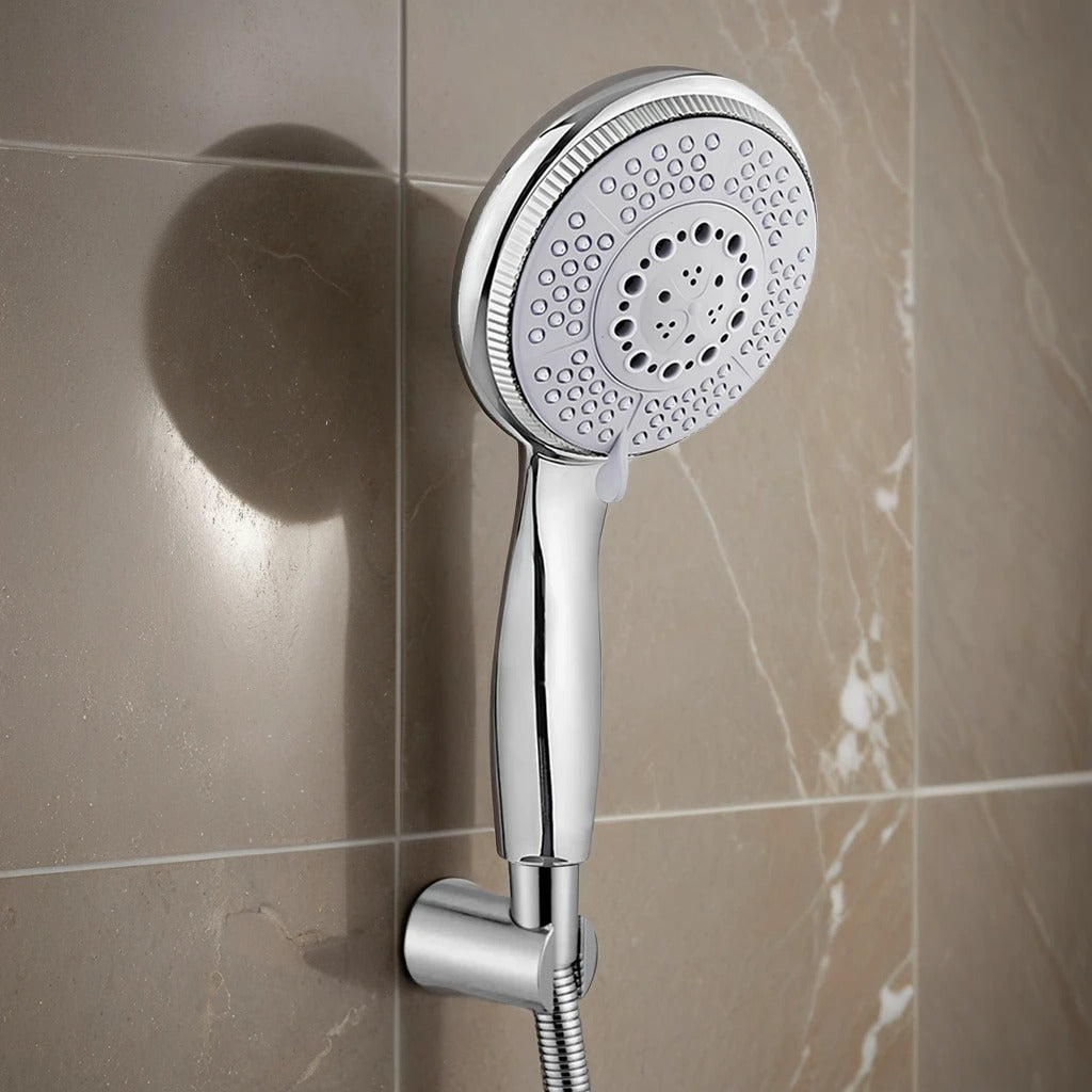 Zura Four flow ABS Hand Shower with 1.5 Meter 304-grade SS Hose & Hook