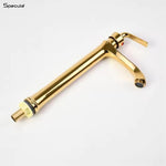 Load image into Gallery viewer, Atrio Tall Body Wash Basin 12 Inches Pillar Tap (RoseGold) – by Specule
