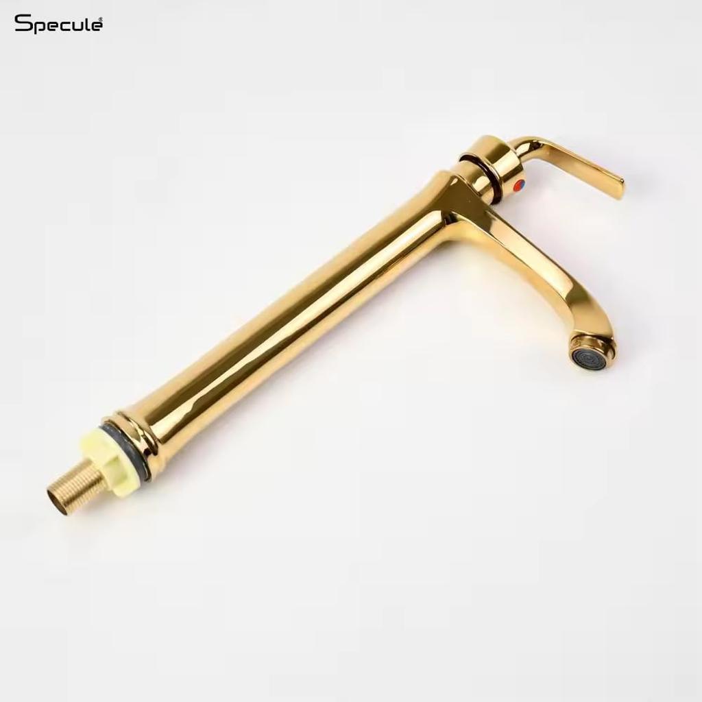 Atrio Tall Body Wash Basin 12 Inches Pillar Tap (RoseGold) – by Specule