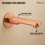 Load image into Gallery viewer, Coral Brass RoseGold Plain Bath Tub Spout - by Specule
