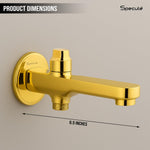 Load image into Gallery viewer, Coral Brass Gold Bath Tub Spout Tip-Ton - by Specule

