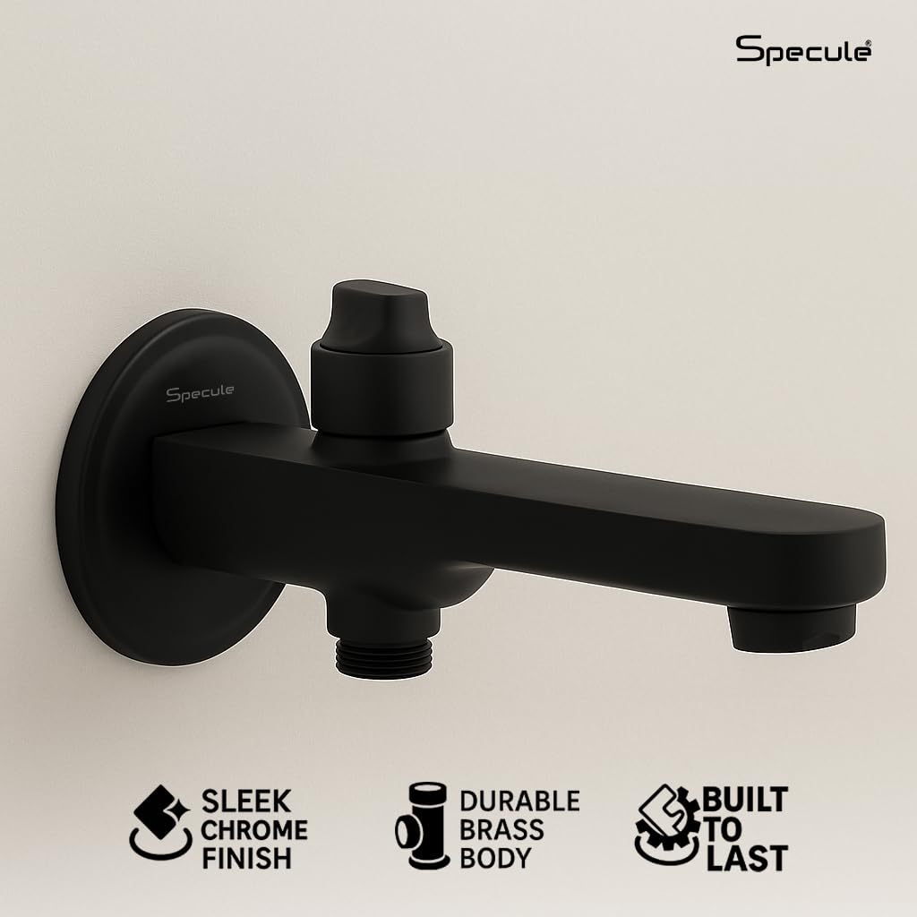 Coral Brass Matt Black Bath Tub Spout Tip-Ton - by Specule