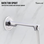Load image into Gallery viewer, Opel Brass Chrome Plain Bath Tub Spout - by Specule
