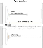 Load image into Gallery viewer, Stainless Steel Retractable 9.2 Feets Cloth Line (Gold) - by Specule
