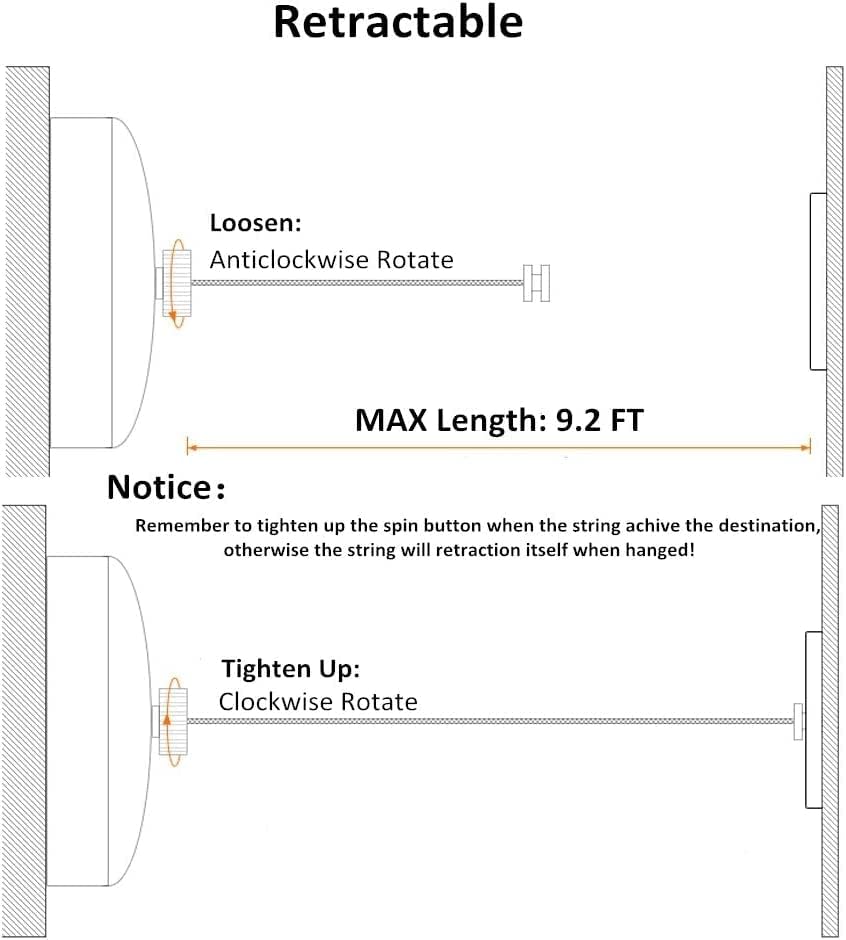 Stainless Steel Retractable 9.2 Feets Cloth Line (Gold) - by Specule