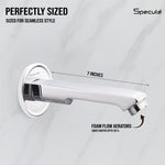 Load image into Gallery viewer, Cube Brass Chrome Plain Bath Tub Spout - by Specule
