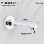 Load image into Gallery viewer, Nyra Brass Chrome Plain Bath Tub Spout - by Specule

