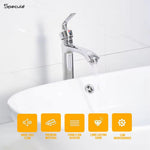 Load image into Gallery viewer, Atrio Tall Body Wash Basin 12 Inches Pillar Tap (Chrome) – by Specule
