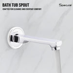 Load image into Gallery viewer, Nyra Brass Chrome Plain Bath Tub Spout - by Specule
