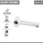 Load image into Gallery viewer, Cubix Brass Chrome Plain Bath Tub Spout - by Specule
