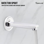 Load image into Gallery viewer, Cubix Brass Chrome Plain Bath Tub Spout - by Specule
