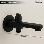 Load image into Gallery viewer, Coral Brass Matt Black Bath Tub Spout Tip-Ton - by Specule
