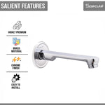 Load image into Gallery viewer, Opel Brass Chrome Plain Bath Tub Spout - by Specule
