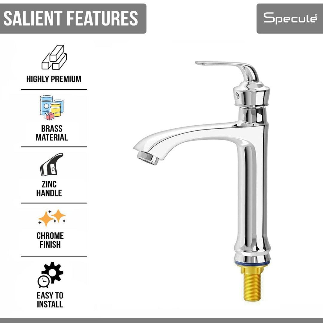 Atrio Wash Basin Pillar Tap ( 7 Inches )  – by Specule