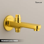 Load image into Gallery viewer, Coral Brass Gold Bath Tub Spout Tip-Ton - by Specule
