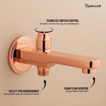 Load image into Gallery viewer, Coral Brass RoseGold Bath Tub Spout Tip-Ton - by Specule
