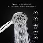Load image into Gallery viewer, Alive Brass Diverter Set with Spout, 8&quot; Overhead Ceiling Mount Shower &amp; Hand Shower Chrome Finish - by Specule
