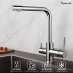 Load image into Gallery viewer, Loom Table Mount Sink Mixer Faucet with RO Water Supply - by Specule
