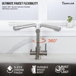 Load image into Gallery viewer, Loom Table Mount Sink Mixer Faucet with RO Water Supply - by Specule
