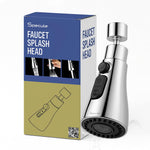 Load image into Gallery viewer, Flexible Faucet Splash Head with Dual Spray, Strong Flow &amp; Easy Kitchen Sink Extension - by Specule
