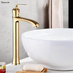 Load image into Gallery viewer, Atrio Tall Body Wash Basin 12 Inches Pillar Tap (RoseGold) – by Specule
