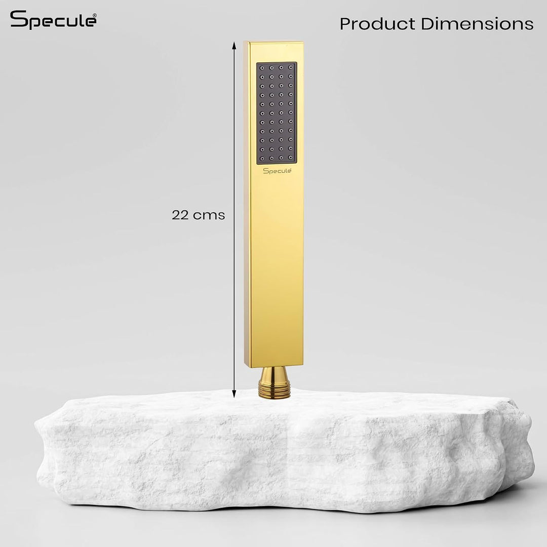 Gold High-Flow Shower Diverter Set for Bathroom | Premium Brass 3-Way Diverter