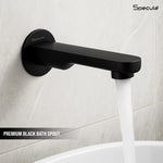 Load image into Gallery viewer, Matte Black High-Flow Shower Diverter Set - by Specule
