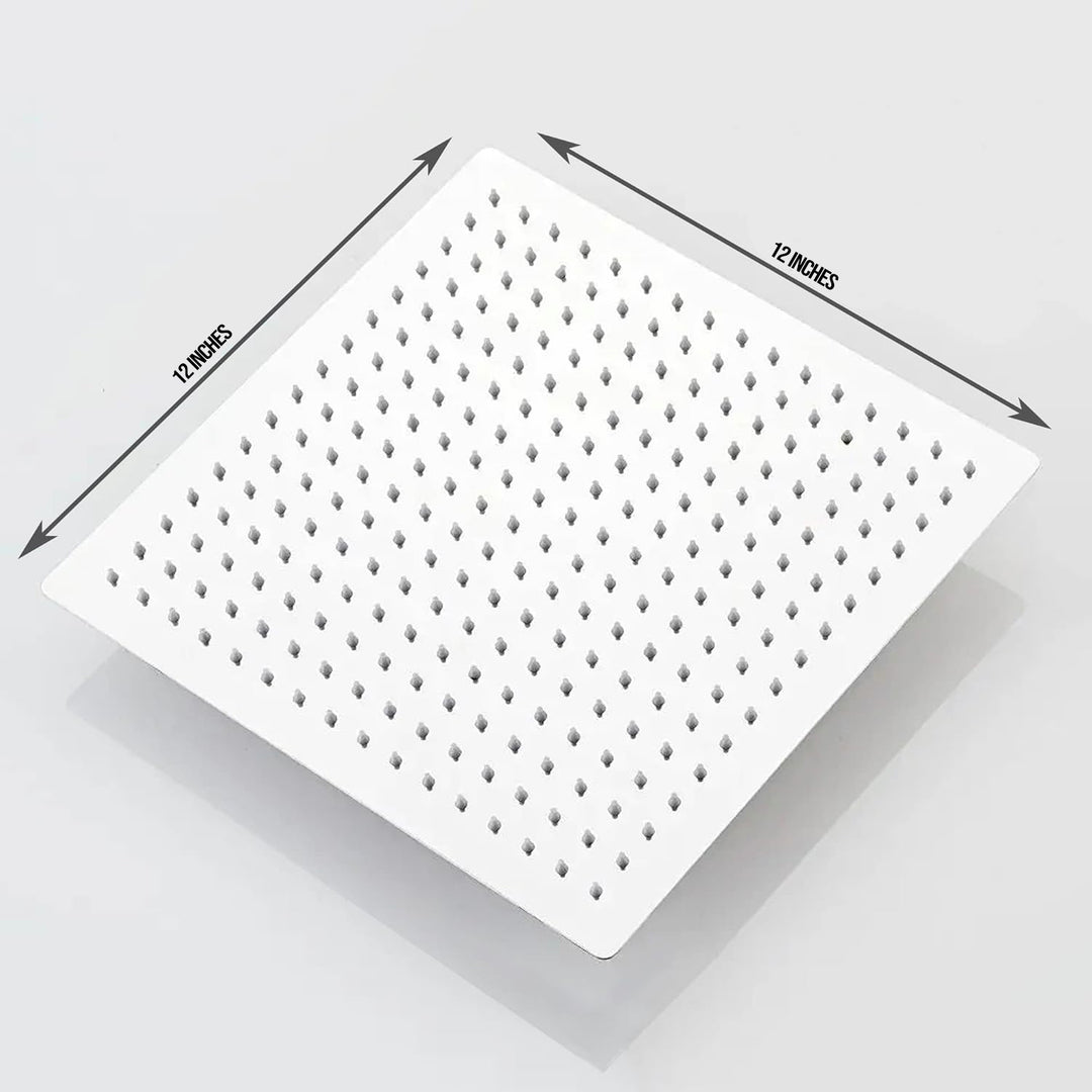 Ultra Slim Stainless Steel Overhead Shower (12 x 12 inches) – by Specule
