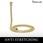 Stainless Steel Gold Flexible Shower Hose Pipe (1.5 Meter) - by Specule