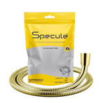 Load image into Gallery viewer, Stainless Steel Gold Flexible Shower Hose Pipe (1.5 Meter) - by Specule
