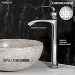 Load image into Gallery viewer, Atrio Tall Body Wash Basin 12 Inches Pillar Tap (Chrome) – by Specule
