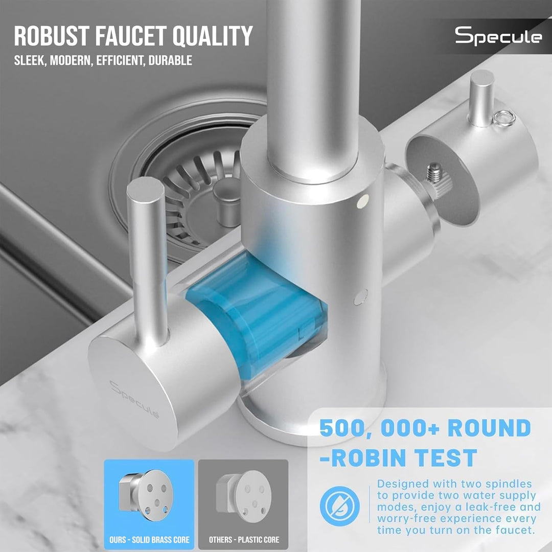 Loom Table Mount Sink Mixer Faucet with RO Water Supply - by Specule