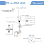 Load image into Gallery viewer, Loom Table Mount Sink Mixer Faucet with RO Water Supply - by Specule
