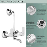 Load image into Gallery viewer, Cube Wall Mixer Brass Faucet with L Bend – by Specule
