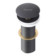 Black Pop-up Waste Coupling (7 Inches) - by Specule