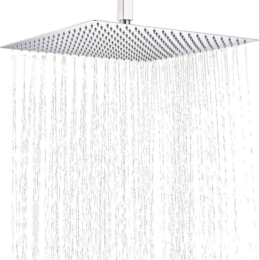 Ultra Slim Stainless Steel Overhead Shower (12 x 12 inches) – by Specule