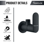 Load image into Gallery viewer, Coral Brass Black Angle Valve Faucet - by Specule
