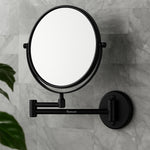 Load image into Gallery viewer, Round Brass Shaving Mirror (Black) – by Specule
