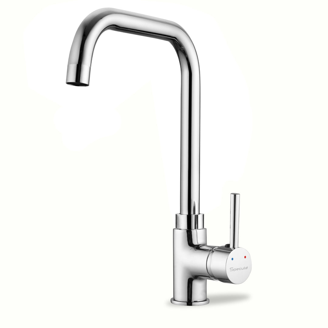 Brass Single Lever Mounted Sink Mixer with Swivel Spout by Specule – Durable kitchen faucet for modern sinks