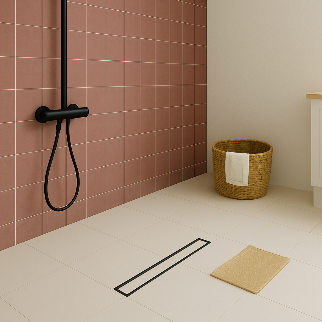 Tile Insert Shower Drain Channel (15 x 2 Inches) with Cockroach Trap (304 Grade) - by Specule
